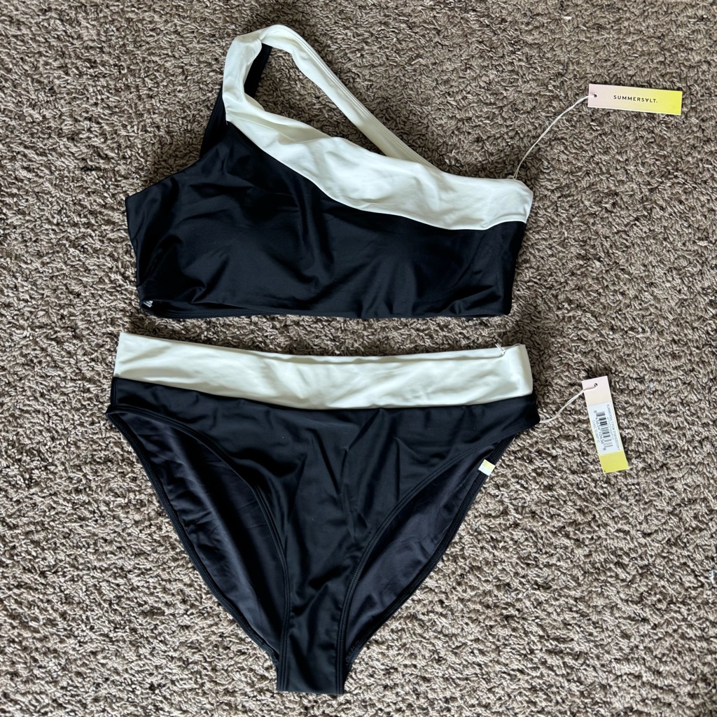 Nwt Summersalt Bikini Set - Sidestroke Bikini Top & Classic Turn-Down Bottom 12 — image 4 of 8